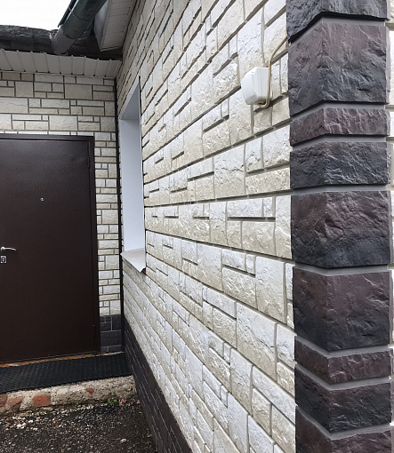 Фасадные панели, Коллекция BURG, Белый - 2