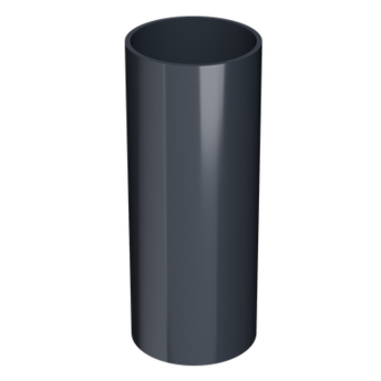 Труба водосточная 1,5 м Люкс (Lux) Графит, (RAL 7024)